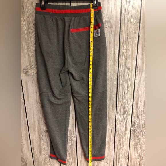 Atomic Black Label Track Pants Grey And Red 28” Waist Zipper Pockets - Picture 9 of 10